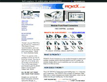 Tablet Screenshot of frontx.com